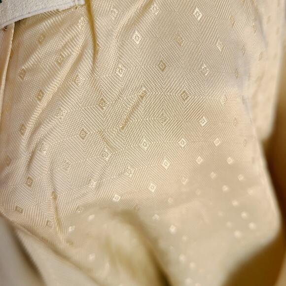 SUIT Vintage 80s 90s Jacques vert cream suit blazer and skirt set Size 10 - Picture 12 of 13